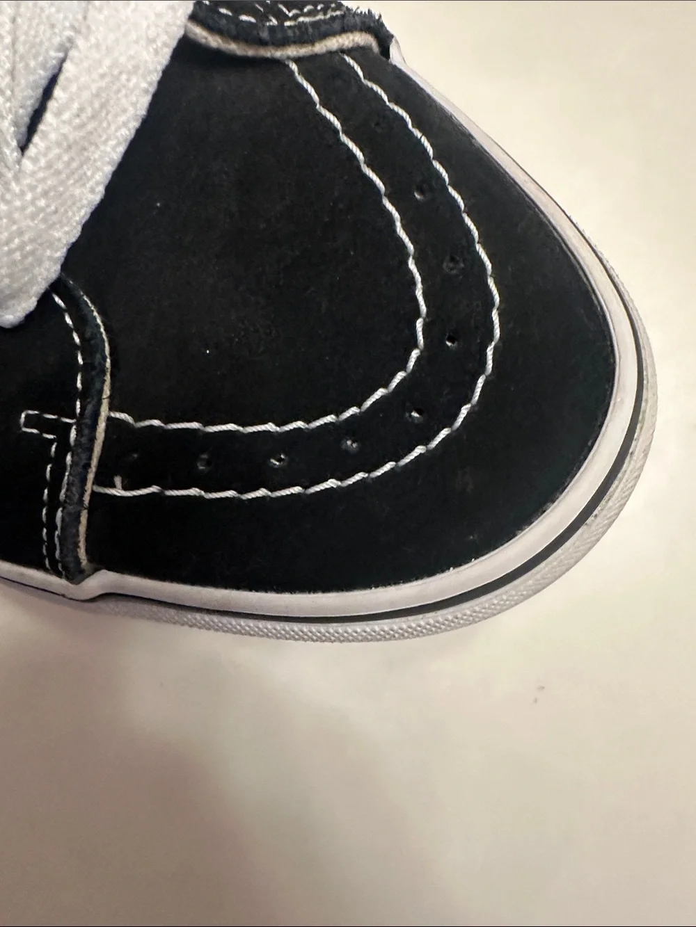 Vans Black and White Sk8-High Classic Sneakers - Picture 4 of 7